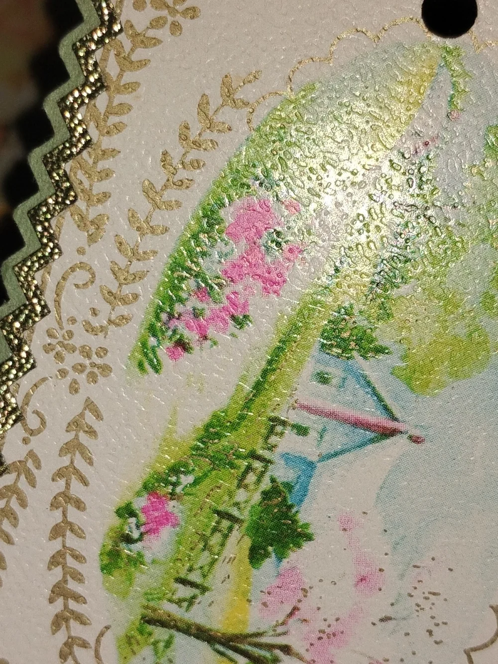 Vintage Floral & Bird Decorative Note Cards and Bookmarks Set
